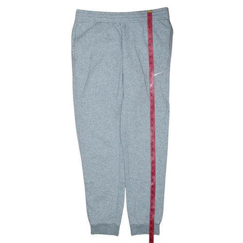 Nike Men's Grey Fleece Jogger Sweatpants M Regular Fit Activewear