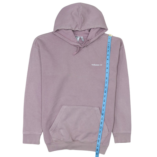 Adidas Womens Mauve Pullover Hoodie Size 10 Cotton Blend Casual