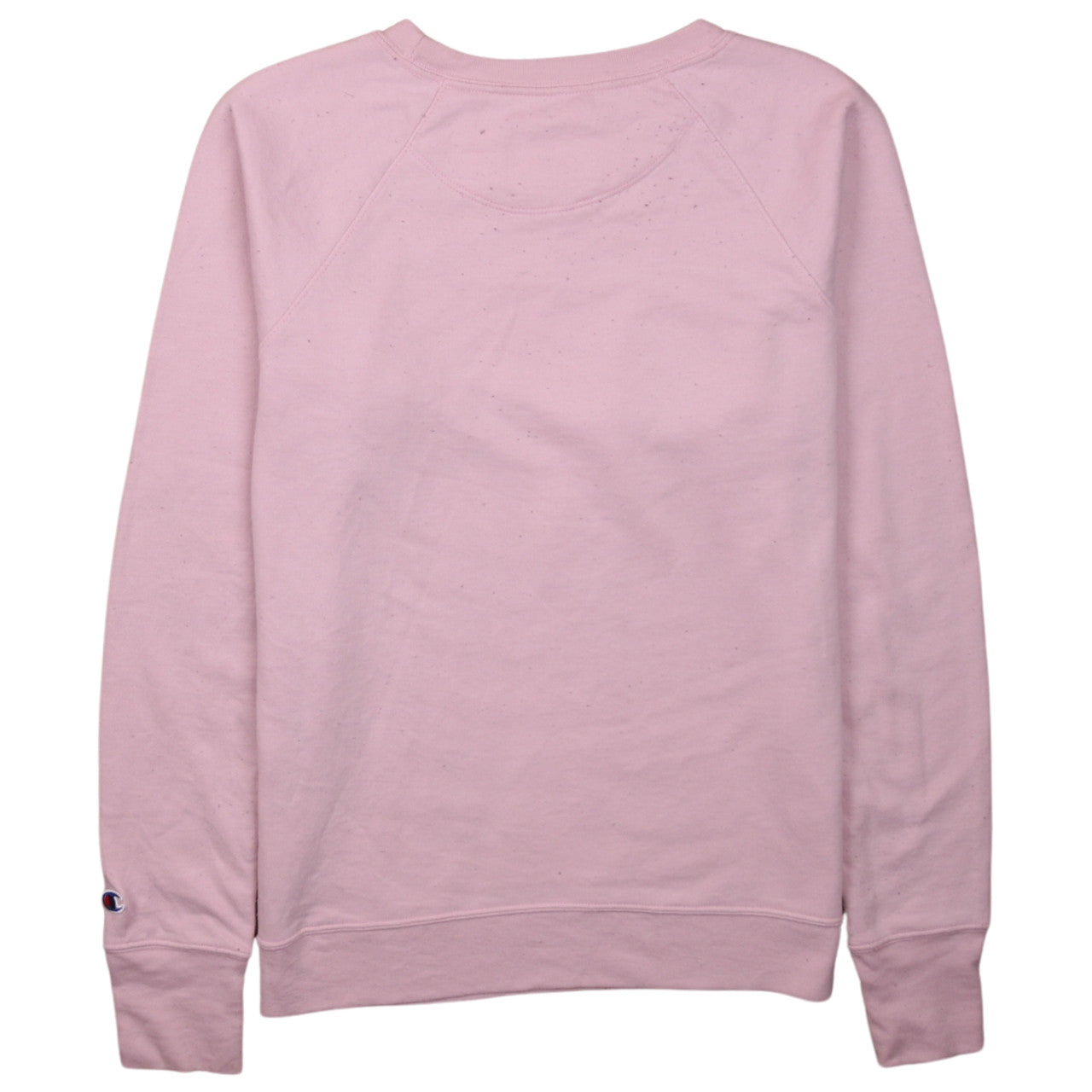 Champion Women Pink Logo Crew Neck Pullover Sweatshirt Size S