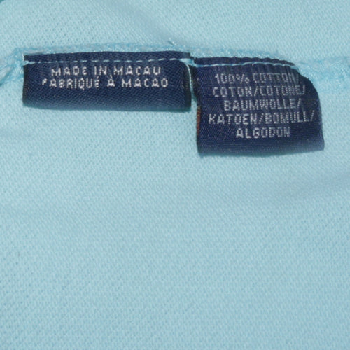 Ralph Lauren Golf Men's Blue Sleeveless Classic Fit Polo L