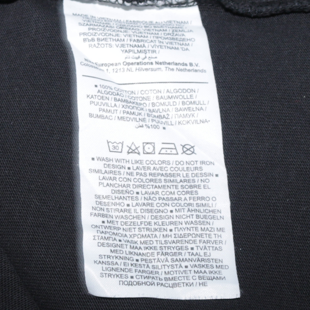 FILA Men's Black Cotton Short Sleeve Polo Shirt Size L