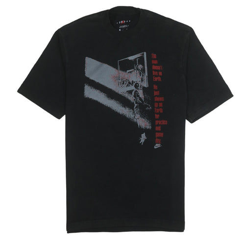 Jordan Men's Black Graphic Standard Fit T-Shirt Size S