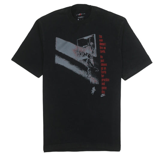 Jordan Men's Black Graphic Standard Fit T-Shirt Size S