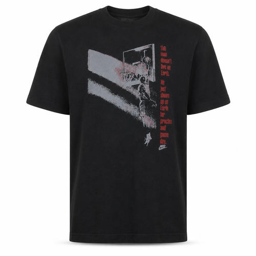 Jordan Men's Black Graphic Standard Fit T-Shirt Size S