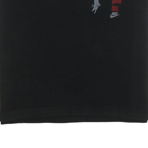 Jordan Men's Black Graphic Standard Fit T-Shirt Size S