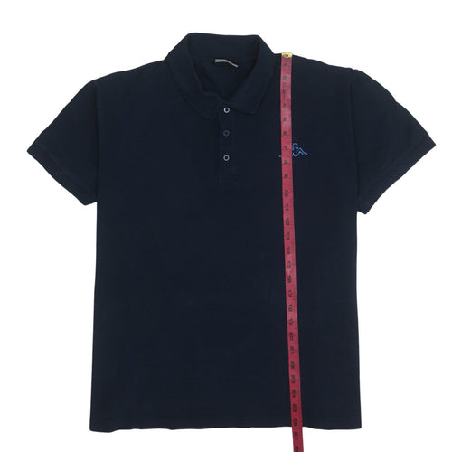 Kappa Men's Blue 2XL Cotton Polo Shirt Short Sleeve Casual