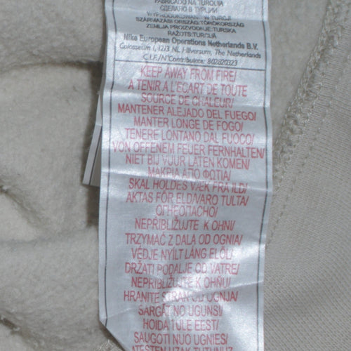 Nike Men's Beige XL V-Neck Pullover Sweatshirt Fleece