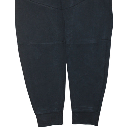 Nike Men's Black Fleece Joggers Medium Regular Fit Drawstring Comfort Athletic Trousers
