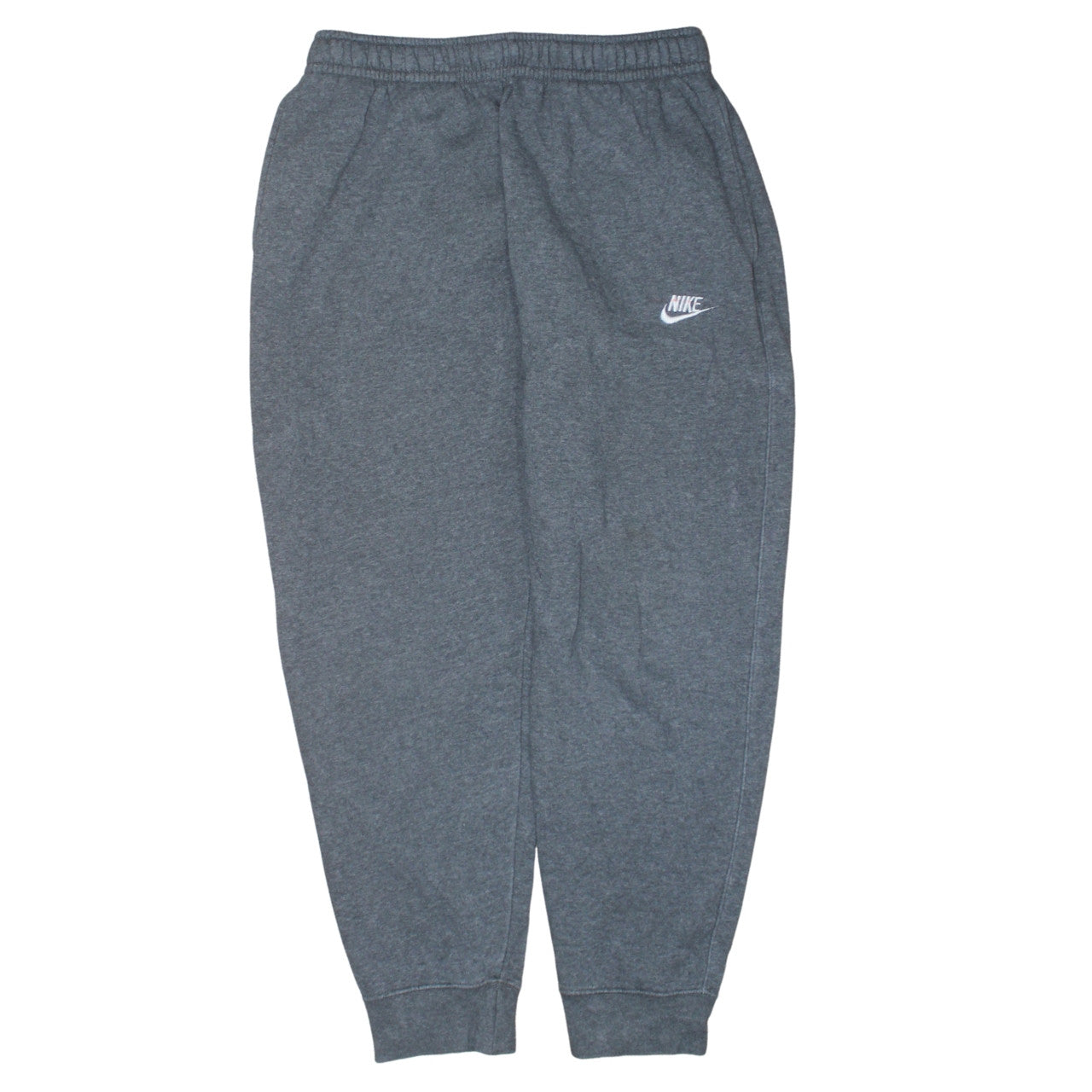 Nike Men's Grey Small Regular Fit Fleece Jogger Sweatpants