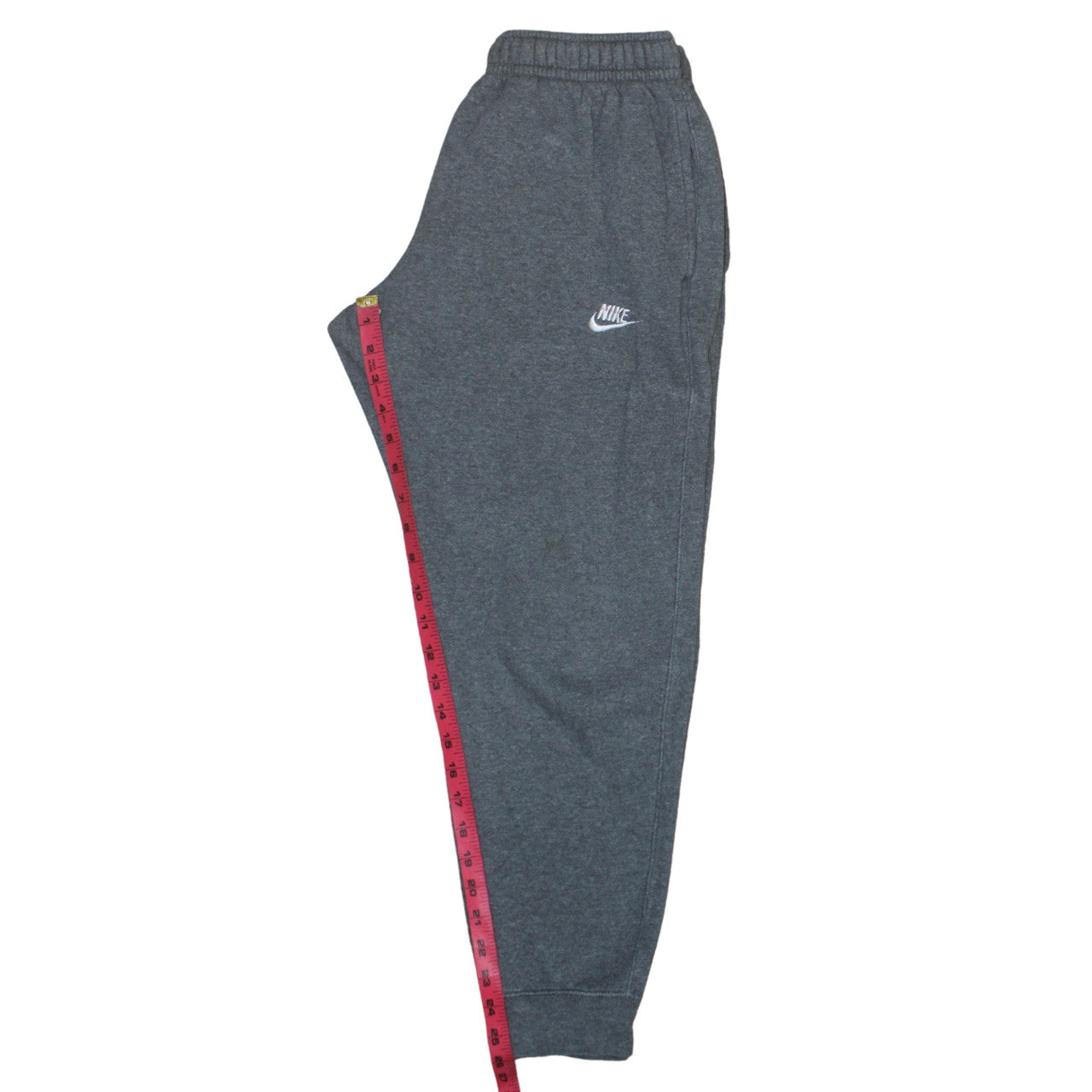 Nike Men's Grey Small Regular Fit Fleece Jogger Sweatpants
