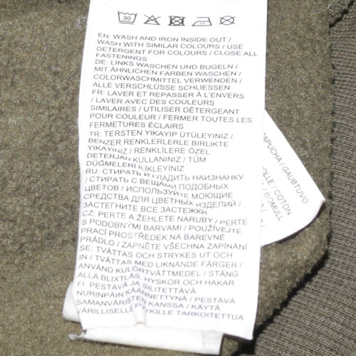 Puma Mens Green Full Zip Hoodie XL Regular Fit Sportswear