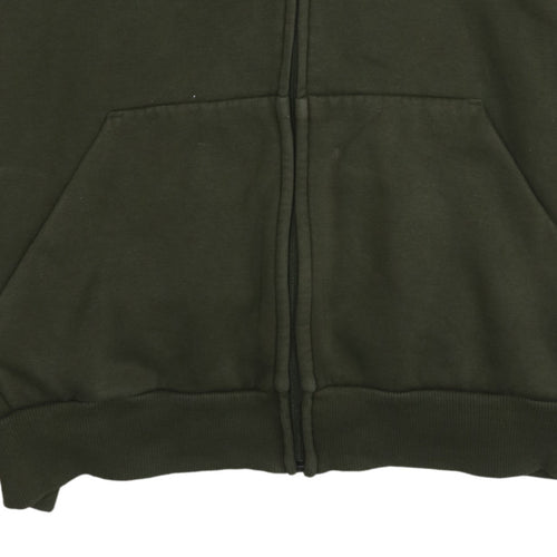 Puma Mens Green Full Zip Hoodie XL Regular Fit Sportswear