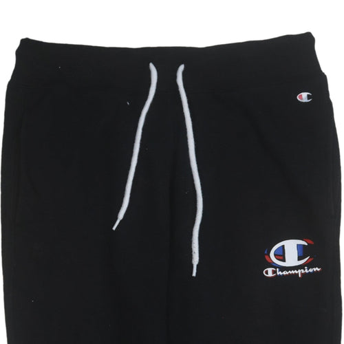 Champion Mens Black Small Jogger Fleece Trousers