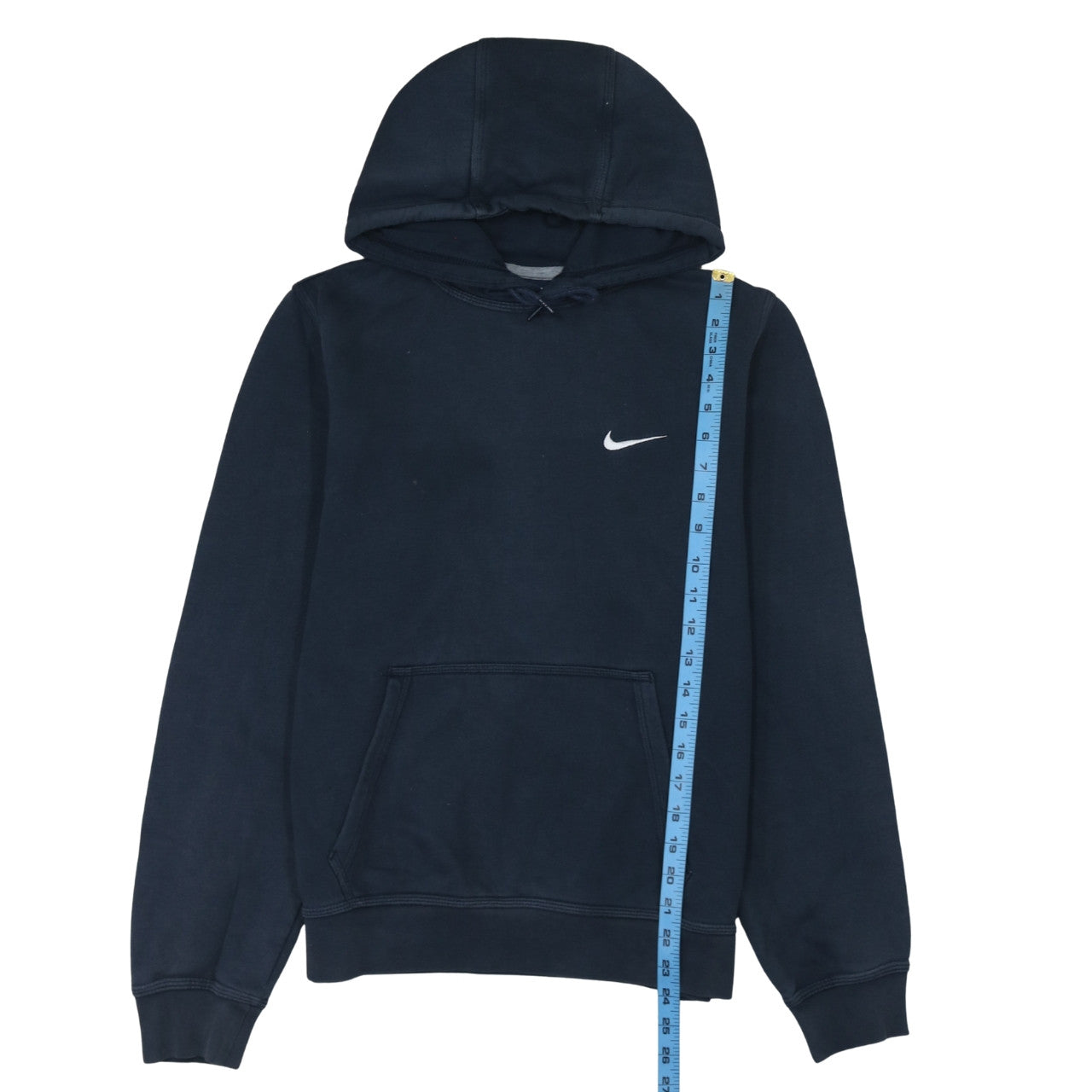 Nike Mens Blue Pullover Hoodie L Long Sleeve Fleece Sweatshirt