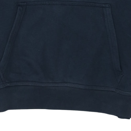 Nike Mens Blue Pullover Hoodie L Long Sleeve Fleece Sweatshirt