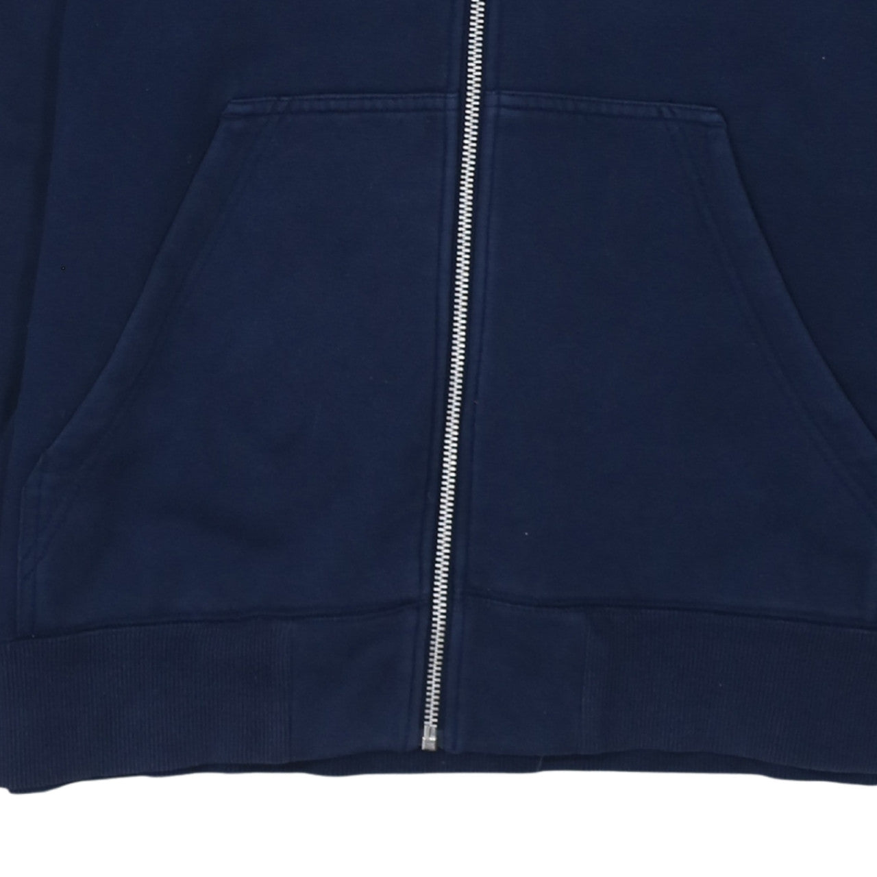 Adidas Men’s Blue Full Zip Hoodie Size M Classic Sports Fleece