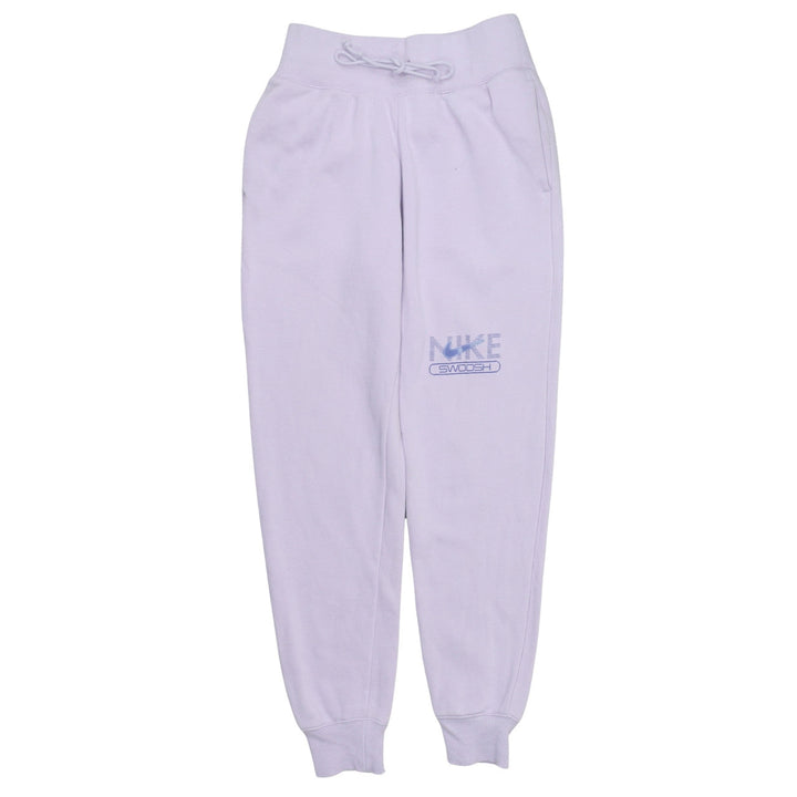 Nike Womens Purple Jogger Sweatpants S Cotton Blend Fleece
