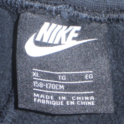 Nike Boys Black XL Jogger Sweatpants Fleece Activewear Trousers