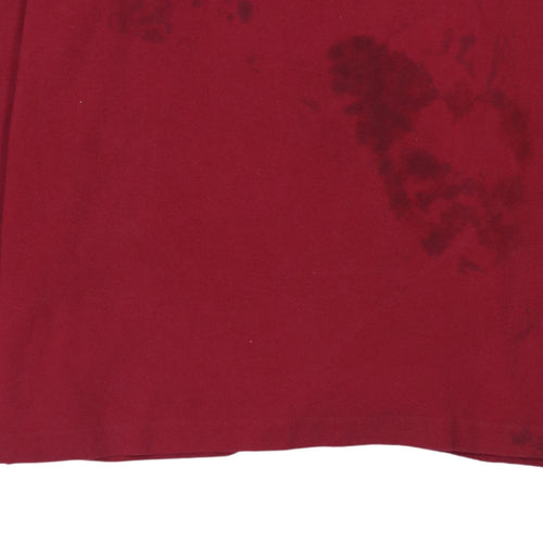 Ralph Lauren Men's Red Long Sleeve Custom Fit Polo Shirt Size L