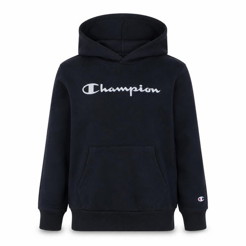 Champion Boys Navy Blue Pullover Hoodie XL 13-14 Years Cotton Blend