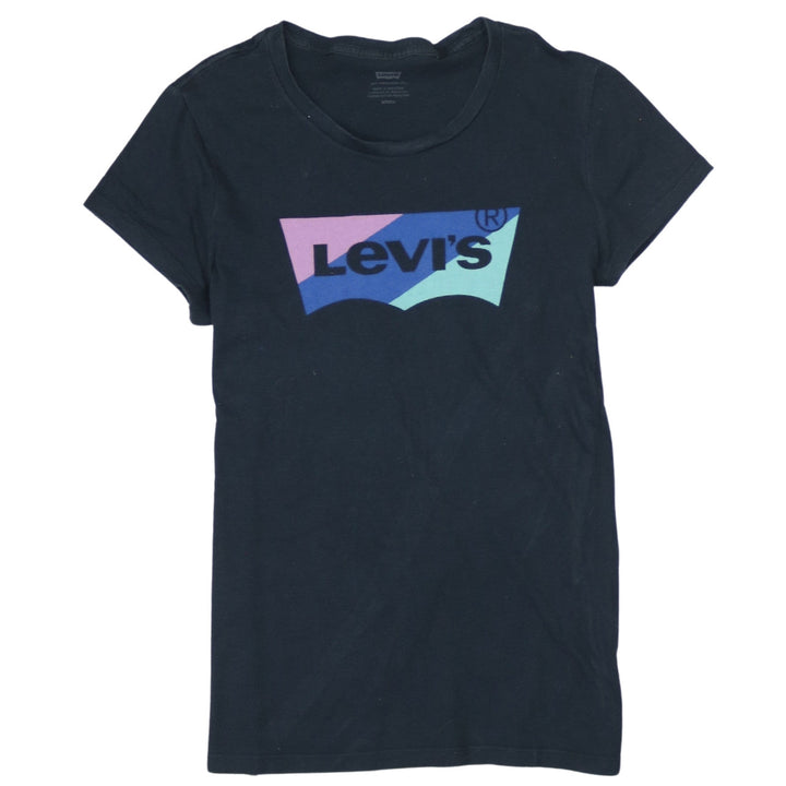 Levi's Women's Black Short Sleeve Cotton Logo T-Shirt Size S