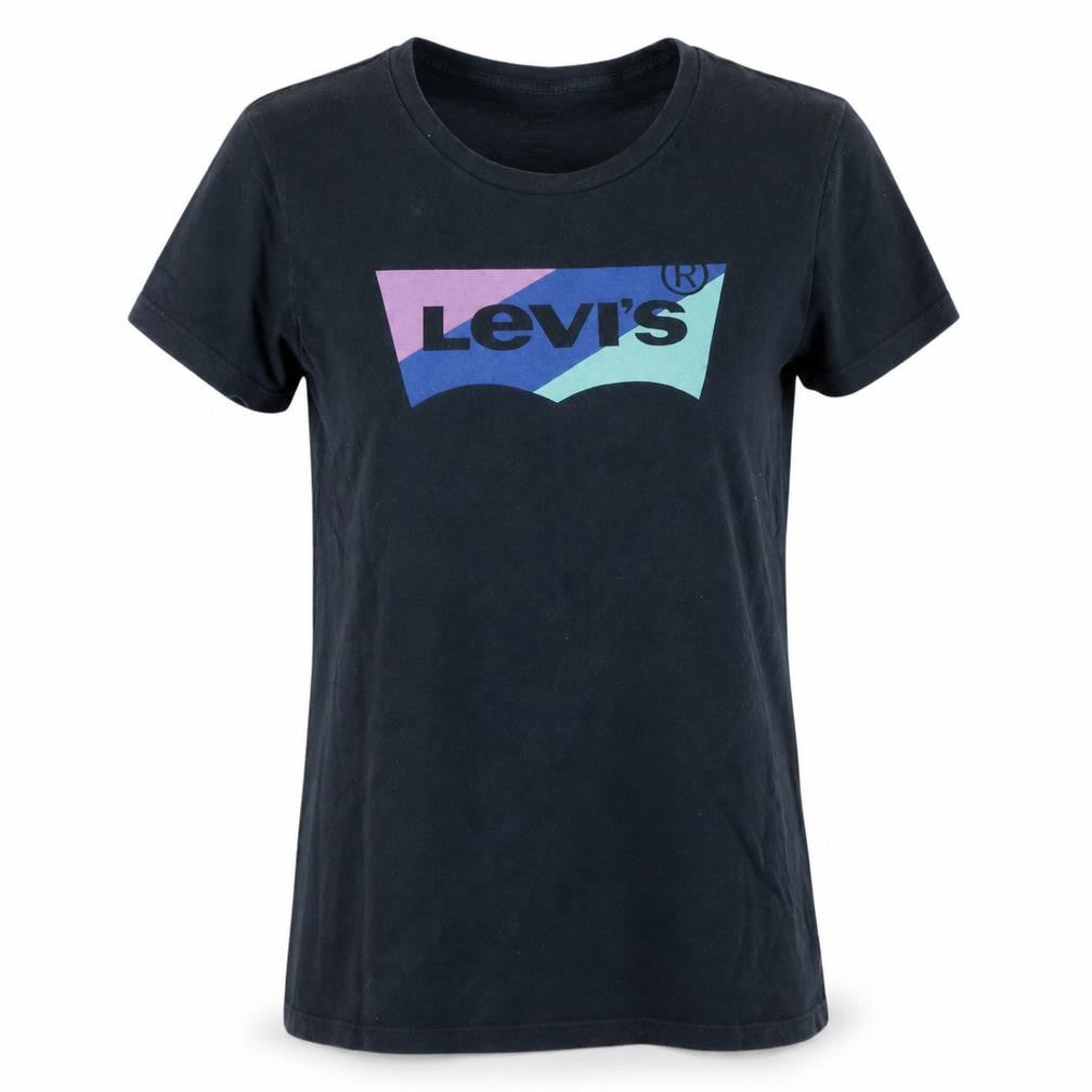 Levi's Women's Black Short Sleeve Cotton Logo T-Shirt Size S