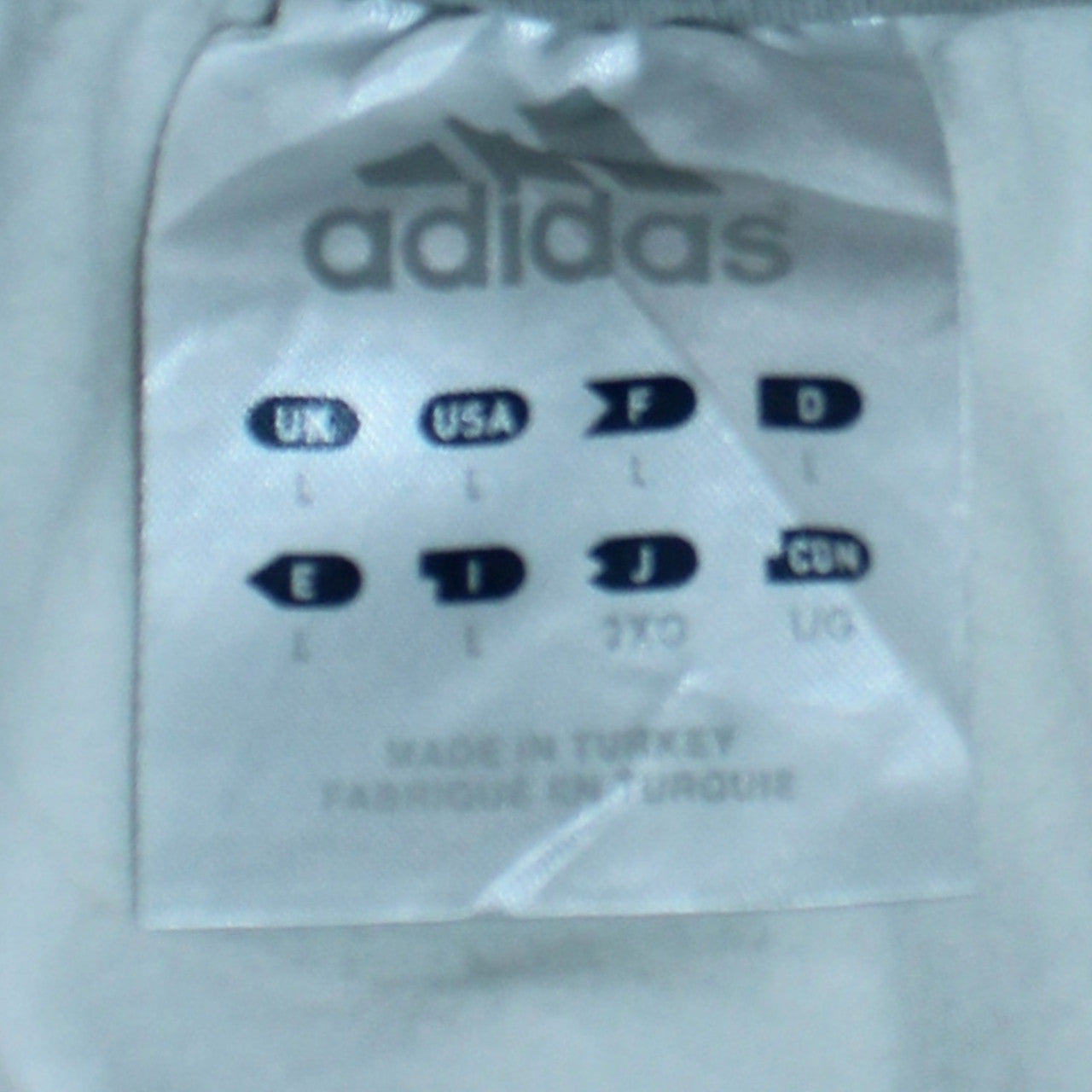 Adidas Men's White Sleeveless Graphic T-Shirt L Cotton Elastane
