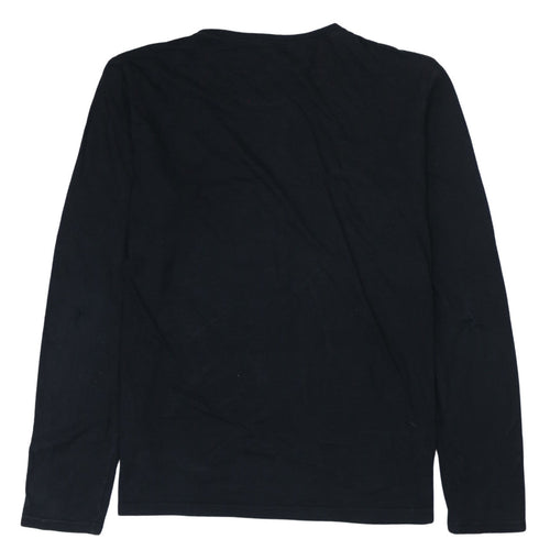 Calvin Klein Jeans Men's Black XL Long Sleeve Graphic T-Shirt