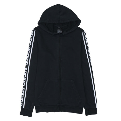 adidas Men's Black Full Zip Hoodie Small Lightweight Sportswear