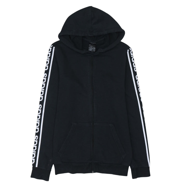 adidas Men's Black Full Zip Hoodie Small Lightweight Sportswear