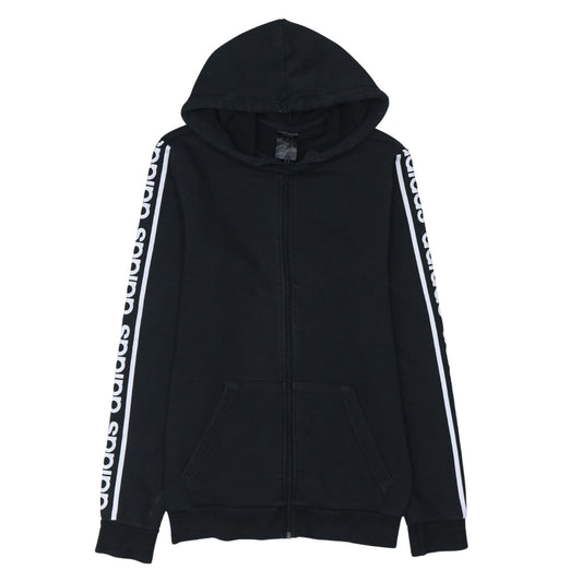 adidas Men's Black Full Zip Hoodie Small Lightweight Sportswear