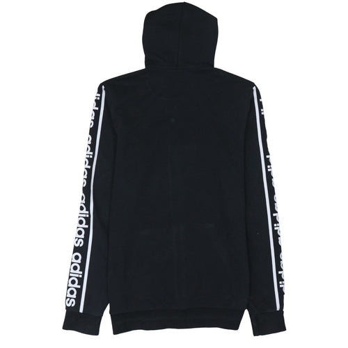 adidas Men's Black Full Zip Hoodie Small Lightweight Sportswear