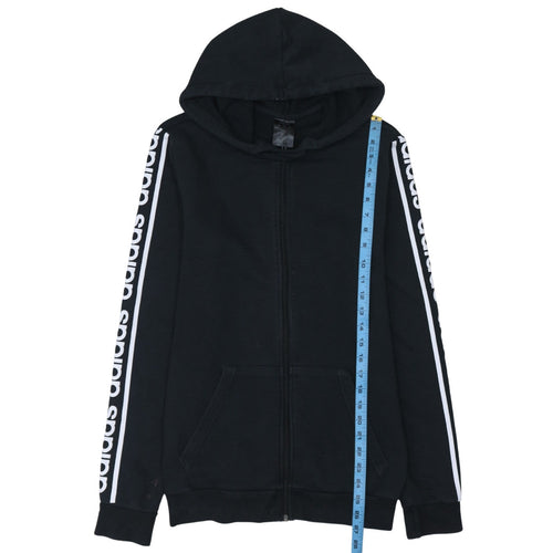 adidas Men's Black Full Zip Hoodie Small Lightweight Sportswear