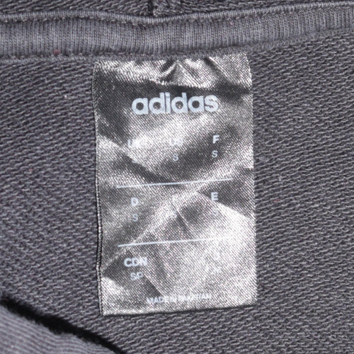 adidas Men's Black Full Zip Hoodie Small Lightweight Sportswear