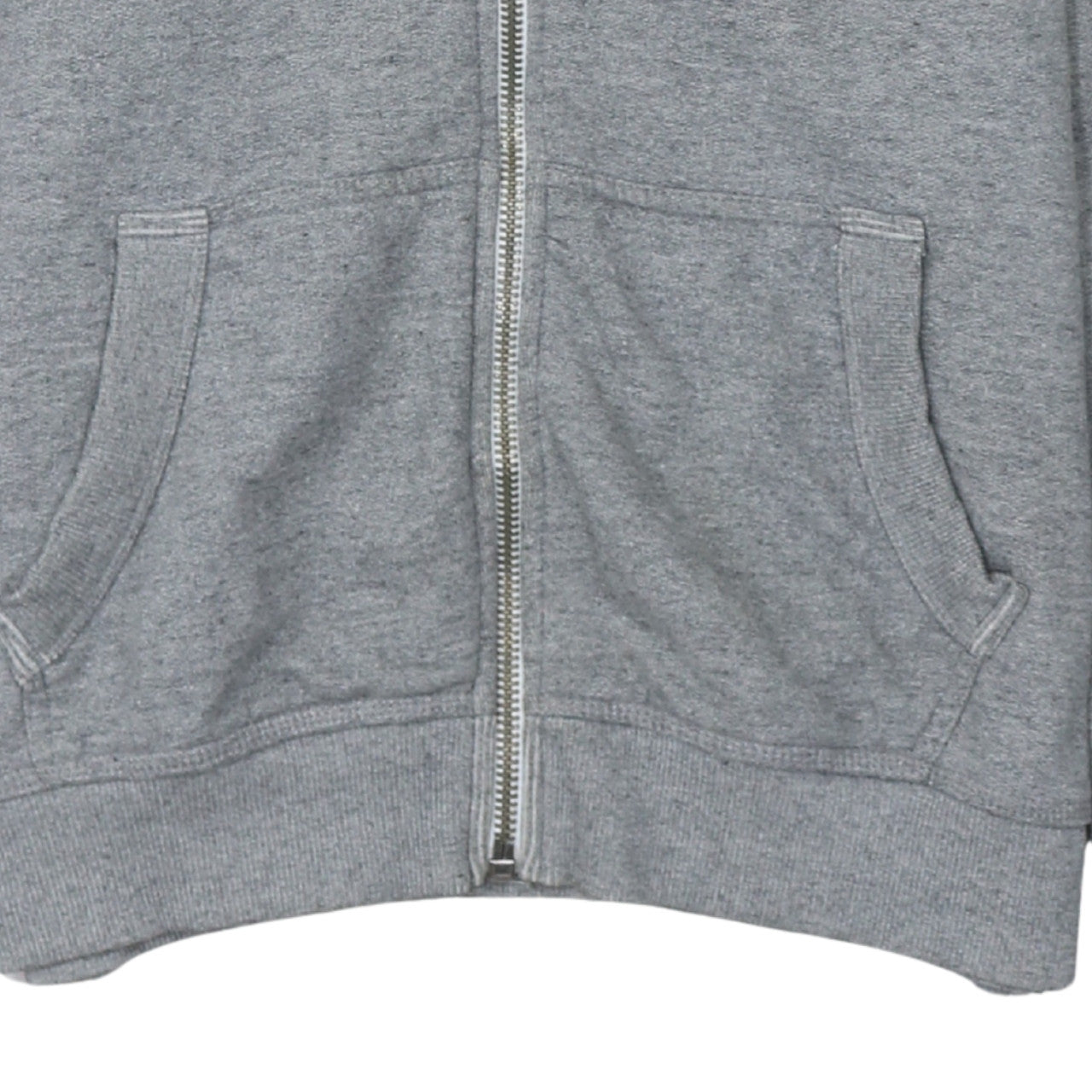 Superdry Womens Grey Full Zip Hoodie Size M Hooded Sweatshirt