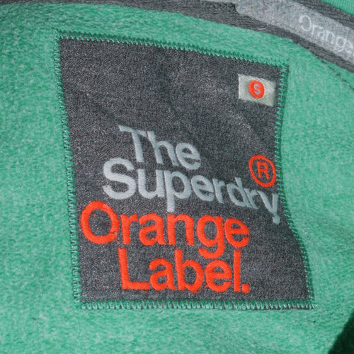 Superdry Men's Green Full Zip Hoodie Sweatshirt S Classic Fit