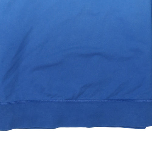 Nike Men's Blue Crew Neck Logo Pullover Sweatshirt Size M
