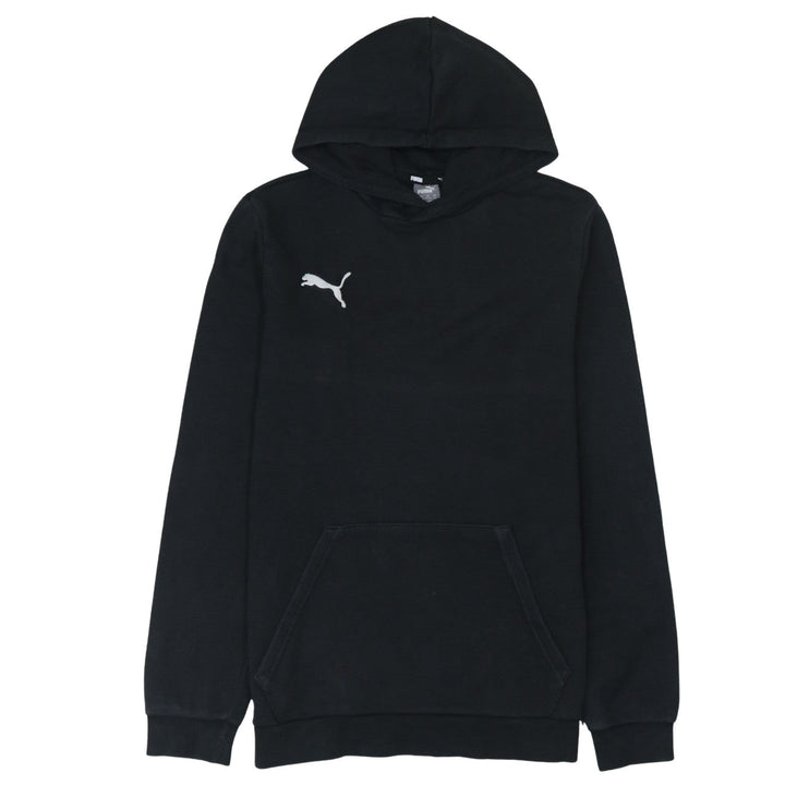 Puma Boys Black Pullover Hoodie 15-16 Years Athletic Fit Logo Design