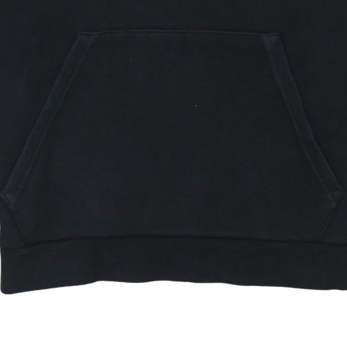 Puma Boys Black Pullover Hoodie 15-16 Years Athletic Fit Logo Design