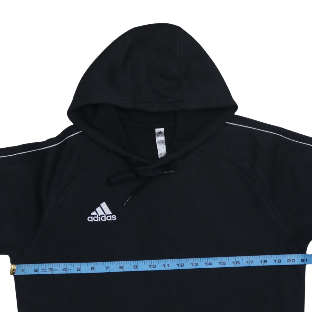 Adidas Men's Black Pullover Hoodie M Sports Fleece Sweatshirt
