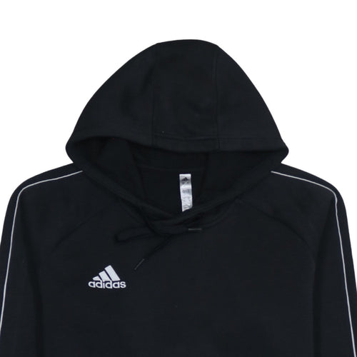 Adidas Men's Black Pullover Hoodie M Sports Fleece Sweatshirt