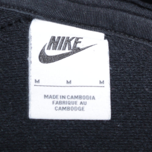 Nike Men's Black M Pullover Hoodie Fleece Regular Fit