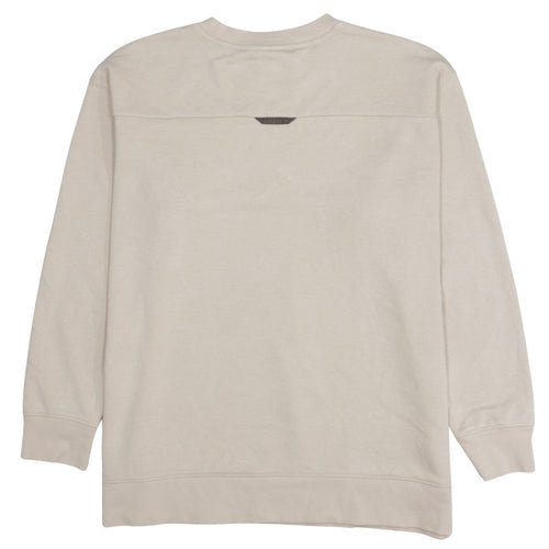 Adidas Women Beige 1X Pullover Sweatshirt with Logo Print