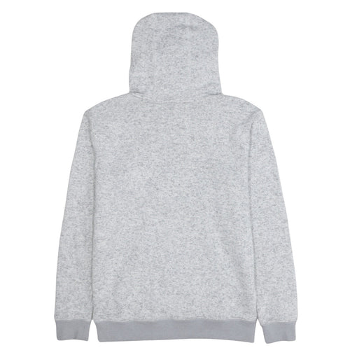Quiksilver Womens Grey Pullover Hoodie Size L Logo Print Casual