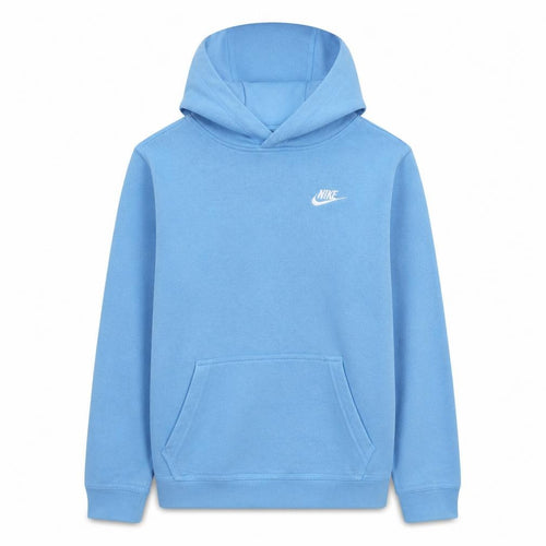 Nike Boys Blue Pullover Hoodie XL 158-170cm Cotton Logo Sweatshirt