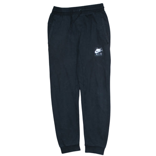 Nike Boys Black Jogger Sweatpants 12-13 Years Cotton Blend Drawstring