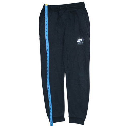 Nike Boys Black Jogger Sweatpants 12-13 Years Cotton Blend Drawstring