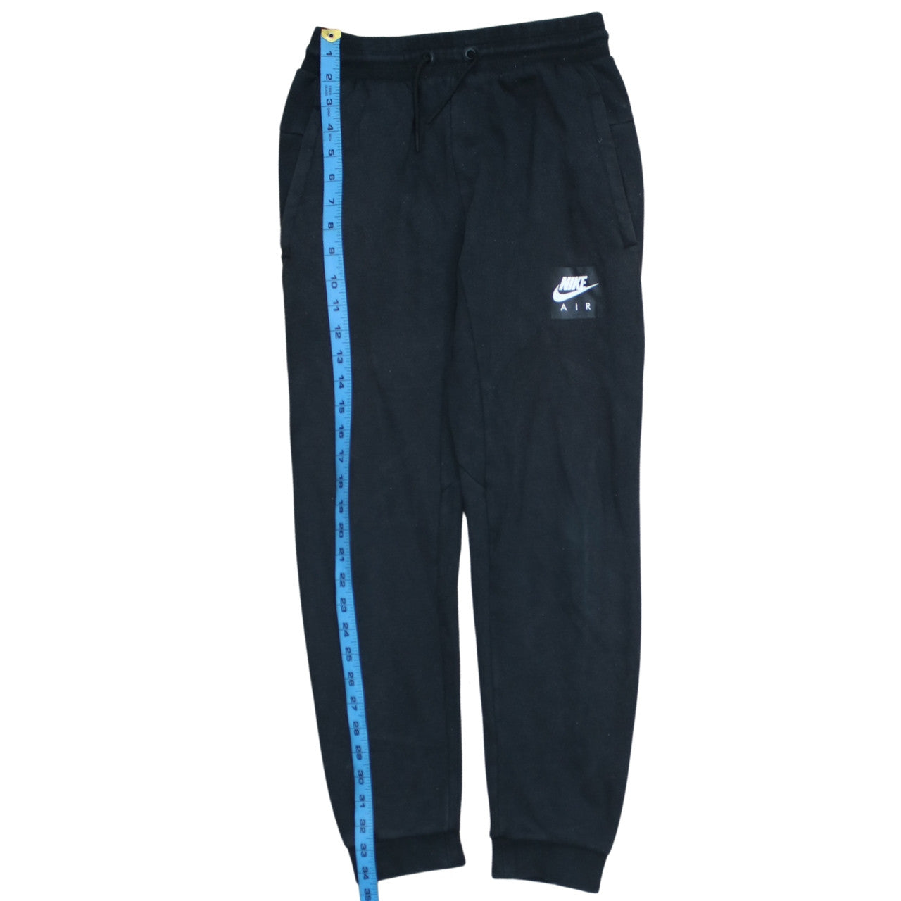 Nike Boys Black Jogger Sweatpants 12-13 Years Cotton Blend Drawstring