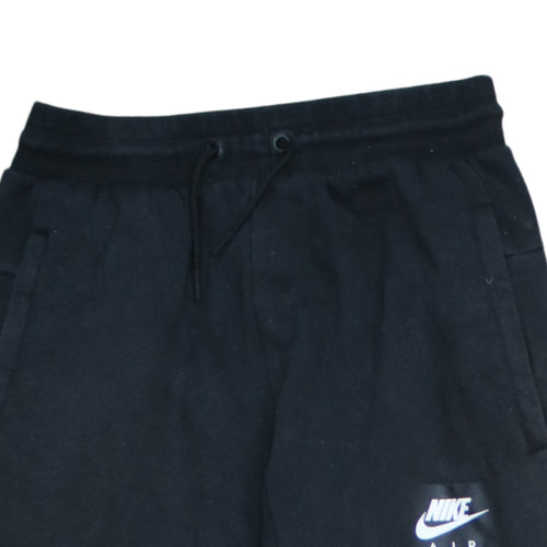 Nike Boys Black Jogger Sweatpants 12-13 Years Cotton Blend Drawstring