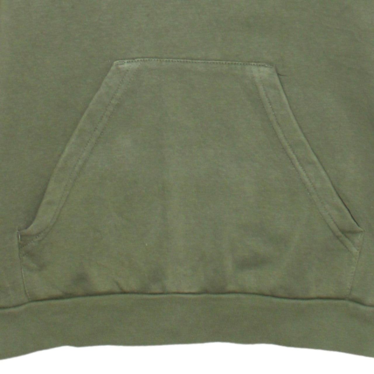Adidas Boys Khaki Green Pullover Hoodie 11-12 Years Cotton Blend Logo Casual